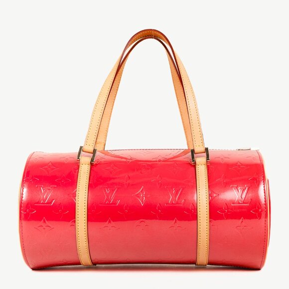 Louis Vuitton Bedford Framboise Monogram Vernis Leather Barrel Bag - Picture 1 of 10